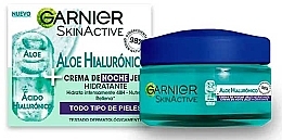 Парфумерія, косметика Нічний зволожувальний крем для обличчя - Garnier Skin Active Hyaluronic Aloe Moisturizing Jelly Night Cream