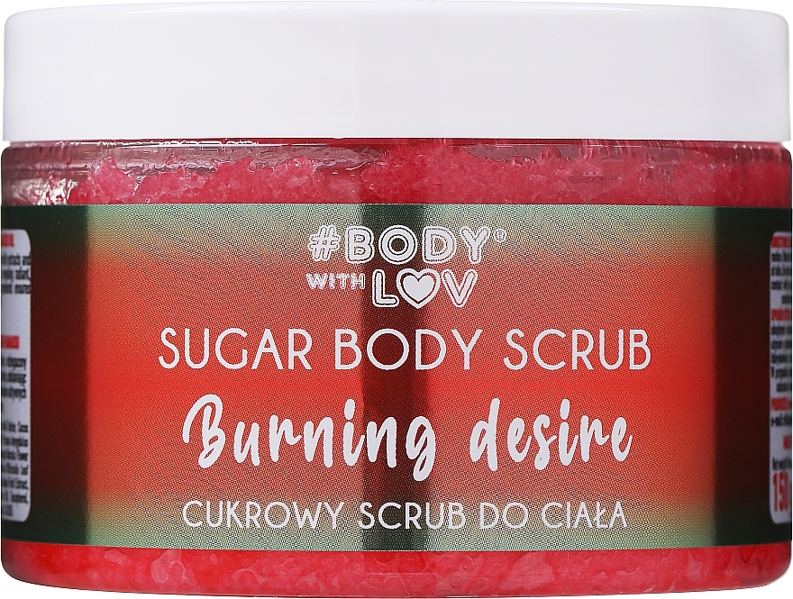 Цукровий скраб для тіла - Body with Love Burning Desire Sugar Body Scrub — фото N2