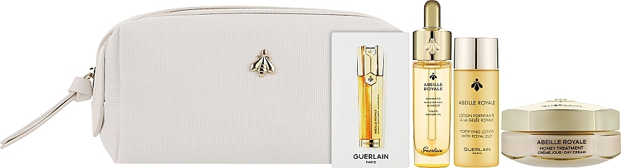 Набор - Guerlain Abeille Royale Anti-Aging Program (ser/7 х 0.6 мл+cr/50ml+oil/15ml+lot/40ml) — фото N2