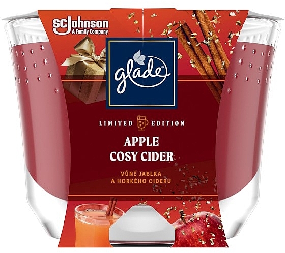 Ароматична свічка - Glade Candle Small Scented Candle Apple Cosy Cider — фото N2