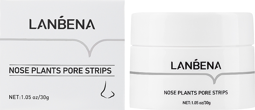 УЦЕНКА Маска для лица от черных точек - Lanbena Nose Plants Pore Strips * — фото N2