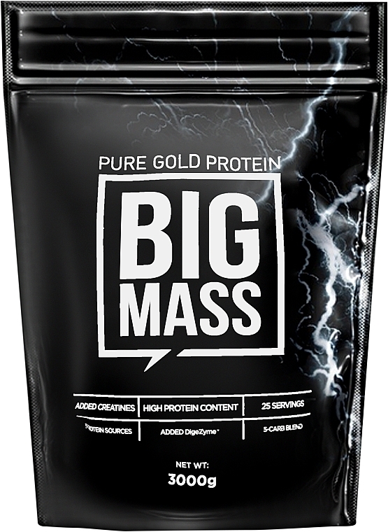 Гейнер, ваниль - PureGold Big Mass Gainer Vanilla — фото N1