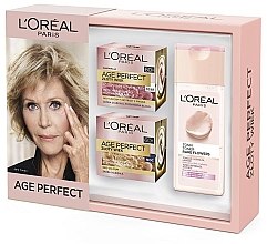 Духи, Парфюмерия, косметика Набор - L'Oreal Paris Age Perfect 60 + (cr/50ml + cr/50ml + milk/200ml)