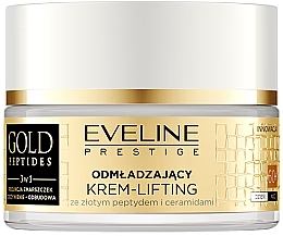 Омолоджувальний крем-ліфтинг 60+ - Eveline Cosmetics Gold Peptides — фото N1