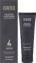 Зубная паста "NANO интенсивно отбеливающая" на основе вулканических минералов и активированного угля - WhiteWash Laboratories Nano Volcanic Whitening Toothpaste — фото N2