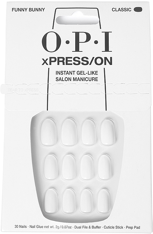 Набор накладных ногтей - OPI Xpress/On Funny Bunny — фото N1
