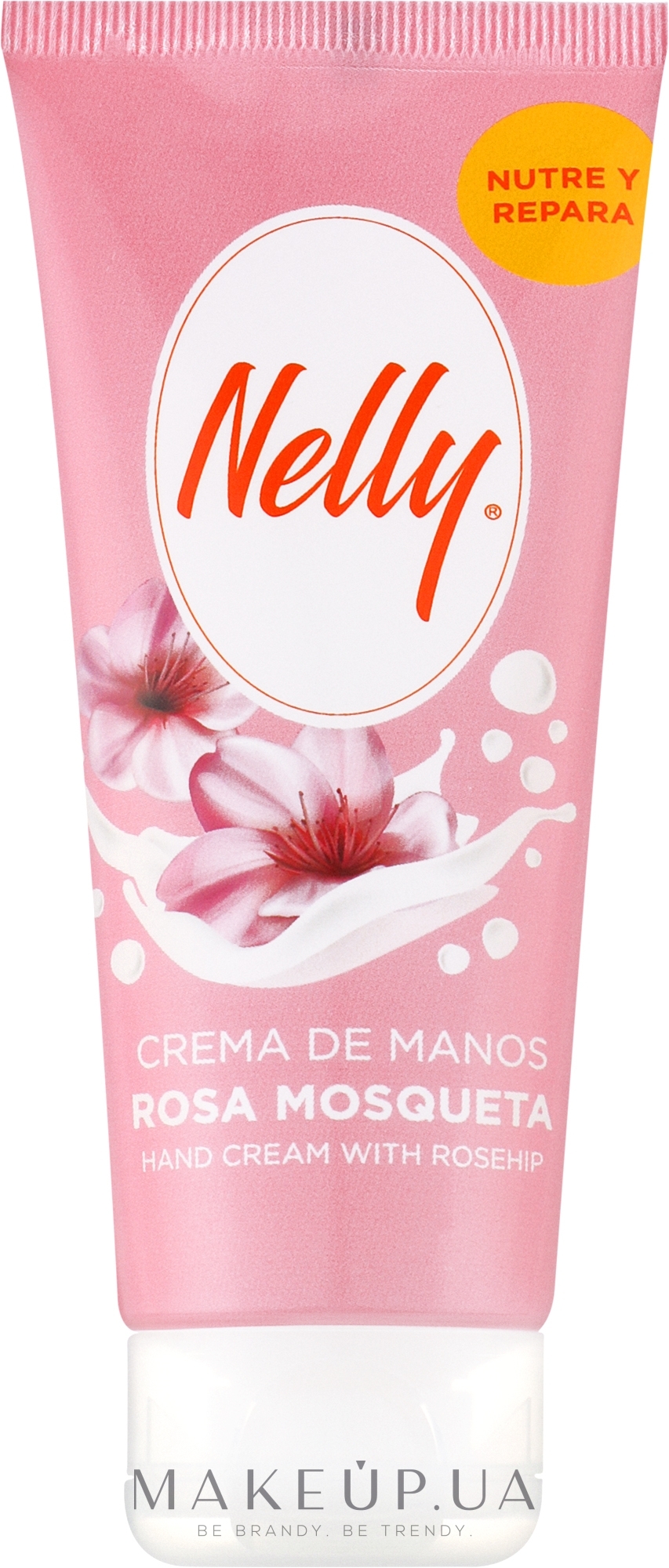 Крем для сухої шкіри рук з олією шипшини - Nelly Hand Cream — фото 100ml