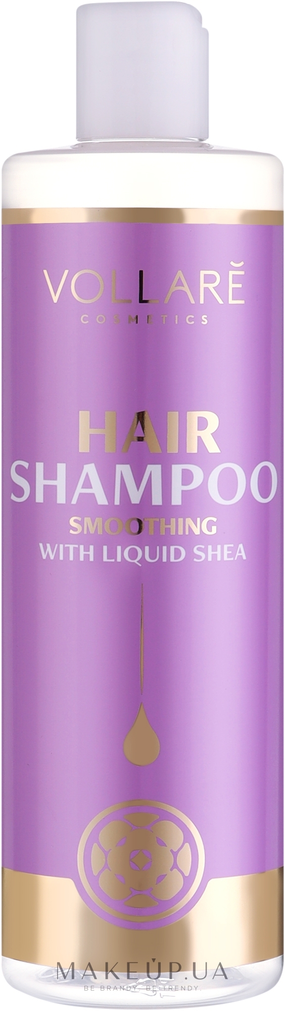 Разглаживающий шампунь для волос - Vollare Cosmetics Hair Shampoo Smoothing With Liquid Shea  — фото 400ml