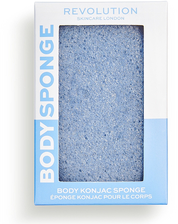 Губка для тела - Revolution Skincare Konjac Body Spongealm