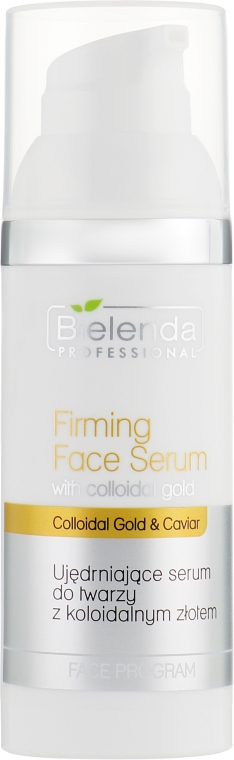 Зміцнювальна сироватка для обличчя, з колоїдним золотом - Bielenda Professional Program Face Firming Face Serum With Colloidal Gold — фото N1