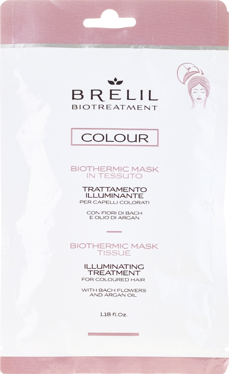 Экспресс-маска для окрашенных волос - Brelil Bio Treatment Colour Biothermic Mask Tissue — фото N1