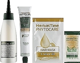 УЦЕНКА Стойкая питательная краска для волос - Herbal Time Phytocare * — фото N2