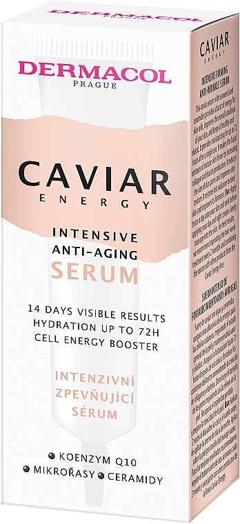 Зміцнювальна сироватка для обличчя - Dermacol Caviar Energy Intensive Anti-Aging Serum — фото N2