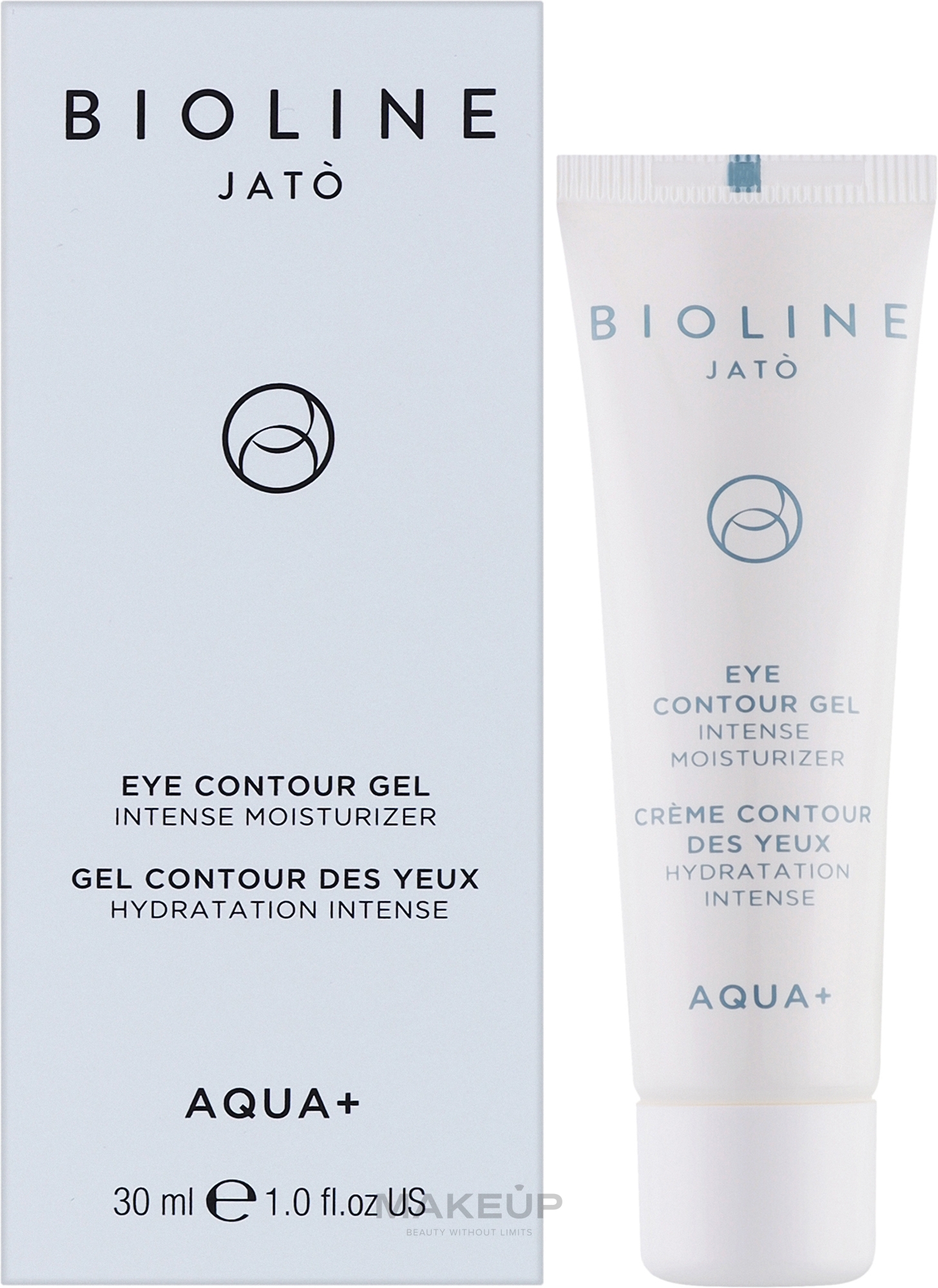 Гель для контуру очей, зволожувальний - Bioline Jato Aqua+ Eye Contour Gel Intense Moisturizer — фото 30ml