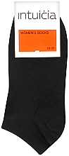 Шкарпетки однотонні "160", чорні - Intuicia — фото N1