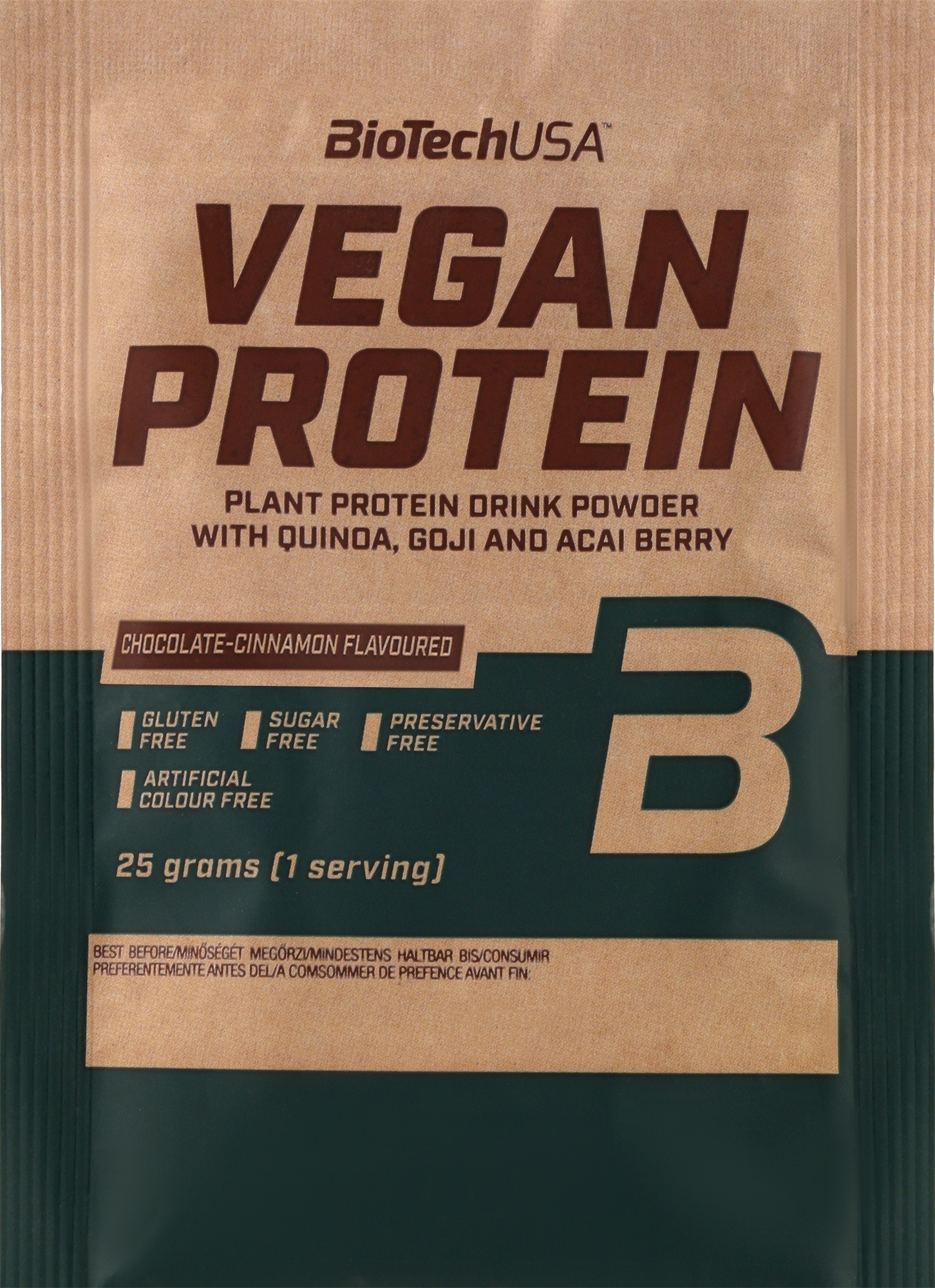 Протеїн веганський "Шоколад-кориця" - BioTechUSA Vegan Protein — фото 25g