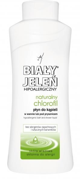 Гель-пена для ванны и душа с хлорофиллом - Bialy Jelen Hypoallergenic Bath Lotion — фото N1