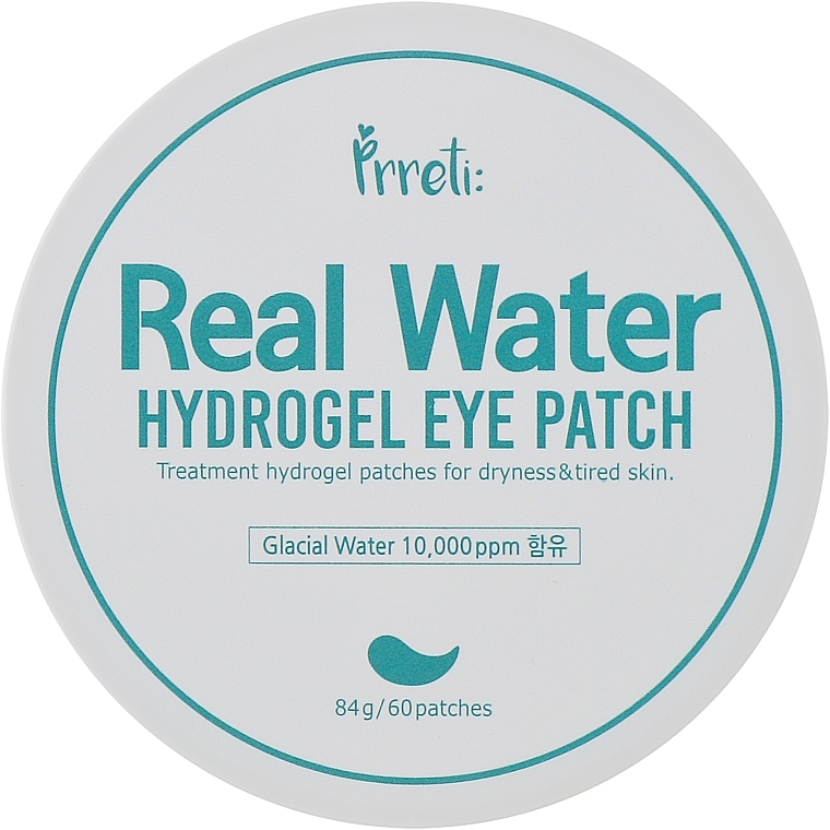 Зволожувальні гідрогелеві патчі для зони навколо очей - Prreti Real Water Hydrogel Eye Patch