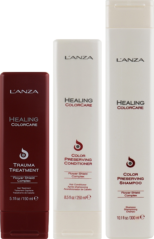 Набір - L'anza Healing ColorCare (shmp/300ml + cond/250ml + mask/150ml) — фото N2