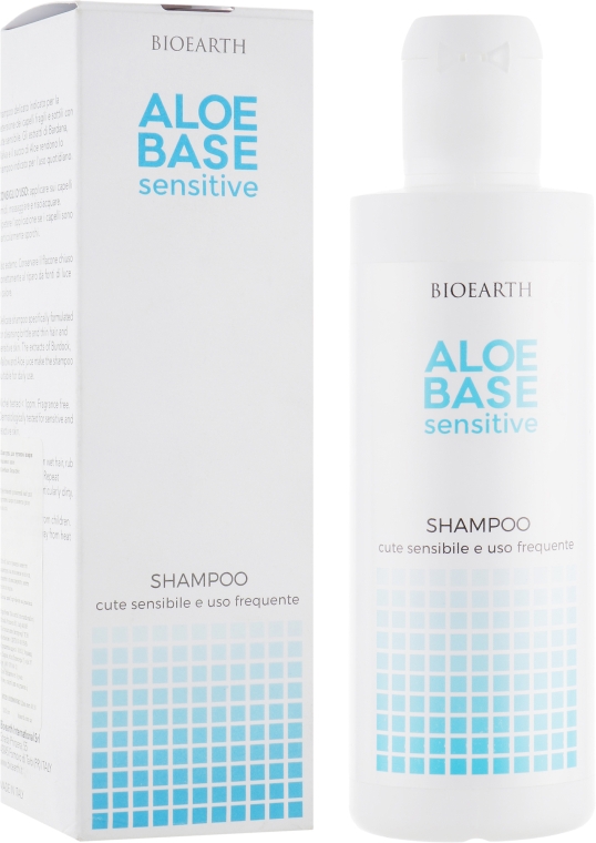 Шампунь для чутливої шкіри голови з алое - Bioearth The Beauty Seed Sensitive Aloebase Shampoo 