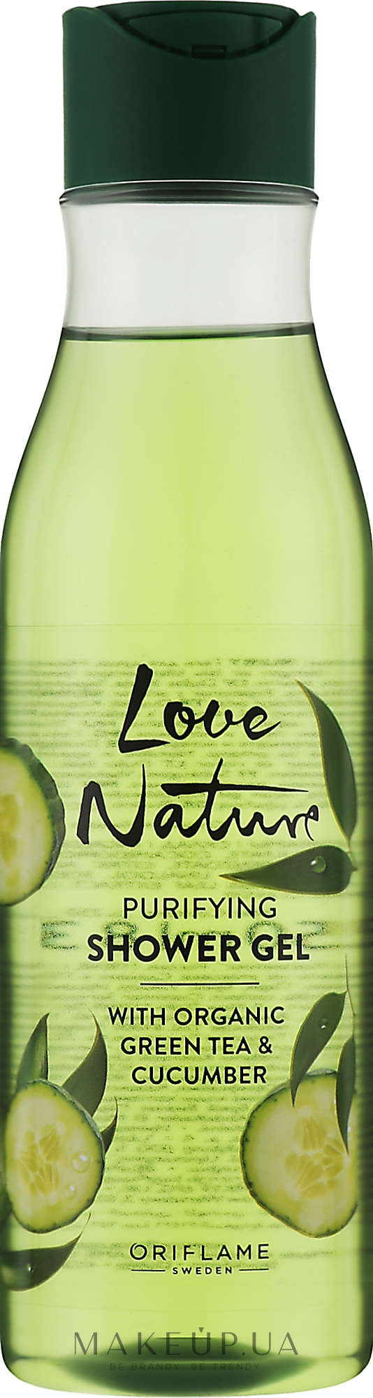 Гель для душу "Зелений чай та огірок" - Oriflame Love Nature Shower Gel — фото 250ml