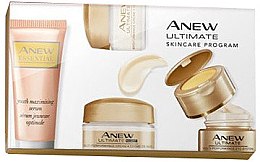 Парфумерія, косметика Набір мініатюр - Avon Anew Ultimate (day/cr/15ml + night/cr/15ml + eye/cr/15ml + serum/10ml)