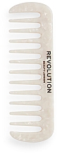 Расческа с широкими зубьями - Revolution Haircare Natural Curl White — фото N2