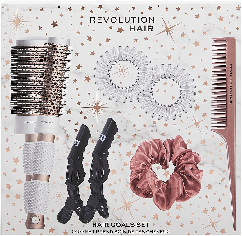 Набор, 8 продуктов - Revolution Haircare Hair Goals Blow Dry Gift Set  — фото N3