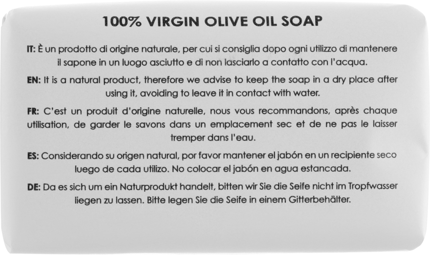 Мыло для лица и тела на основе оливкового масла, без запаха - Olivella Face & Body Soap Olive — фото N2