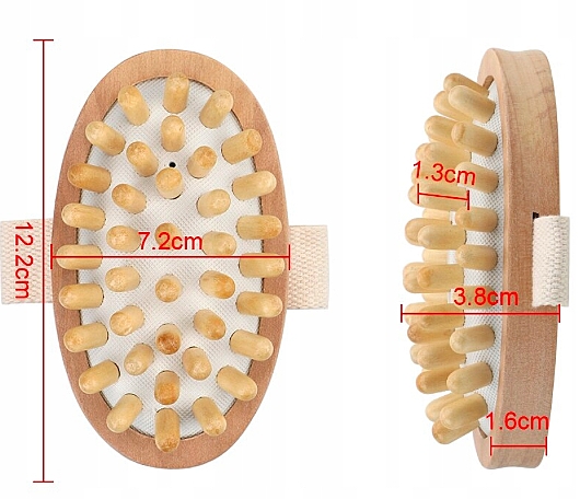 Щітка для сухого масажу тіла - Lewer — фото N2
