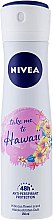 Духи, Парфюмерия, косметика Дезодорант-антиперспирант спрей - NIVEA Take Me To Hawaii Deospray