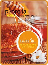 Тканевая маска для лица с медом - Puorella Honey Natural Mask Sheet — фото N1