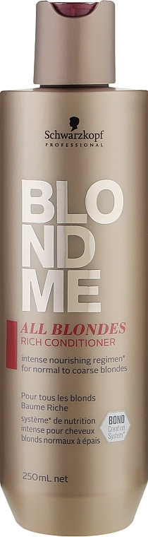 Збагачений кондиціонер для волосся усіх типів - Schwarzkopf Professional Blondme All Blondes Rich Conditioner