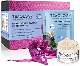 Набір - Teaology White Tea Set (f/mask/21ml + f/cr/50ml + acc/1pcs) — фото N1