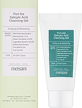 Очищающий гель для лица - Meisani Puri-Tea Salicylic Acid Cleansing Gel (мини) — фото N2