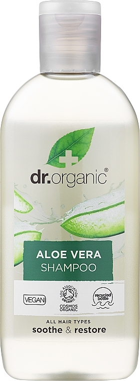 Шампунь для волосся "Алое" - Dr. Organic Bioactive Haircare Aloe Vera Shampoo — фото N1