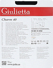 Колготки для жінок "Charm" 40 Den, nero - Giulietta — фото N2