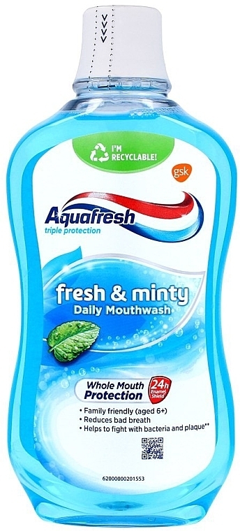 Ополаскиватель для полости рта - Aquafresh Daily Mouthwash  — фото N1