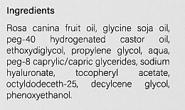 Масло шиповника с гиалуроновой кислотой - Magnoliophyta Natural Rosehip Oil With Hyaluronic Acid — фото N3