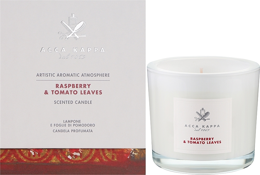 Ароматична свічка "Raspberry & Tomato Candle" - Acca Kappa Scented Candle — фото N2