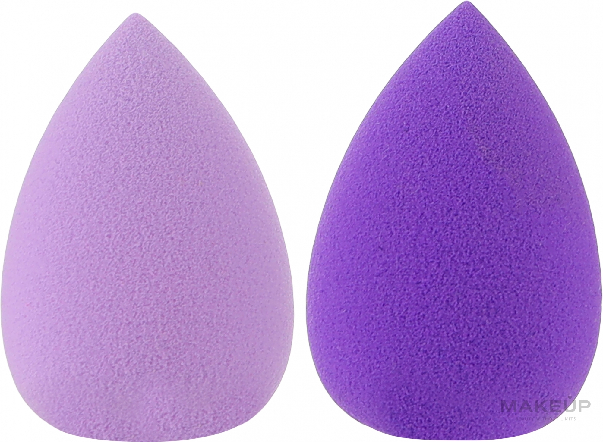 Мини-спонж для макияжа, 2 шт. - Tools For Beauty Mini Concealer Makeup Sponge Purple — фото 2шт