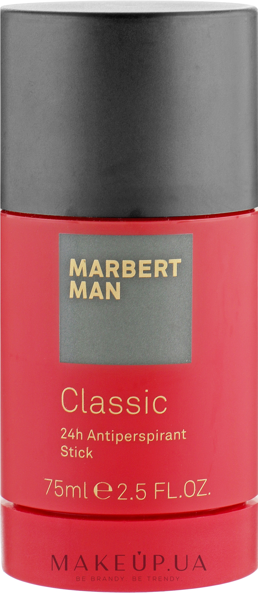 Дезодорант-стік "24 години захисту" - Marbert Man Classic 24h Anti-Perspirant Stick — фото 75ml