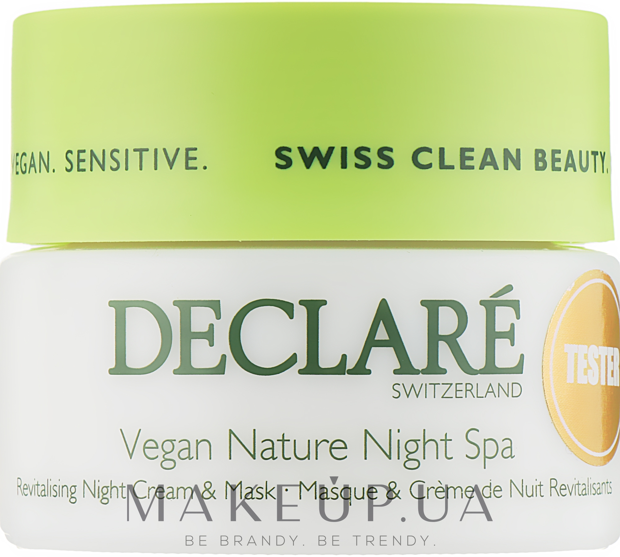 Нічний крем-маска для обличчя - Declare Vegan Nature Night Spa (тестер) — фото 50ml