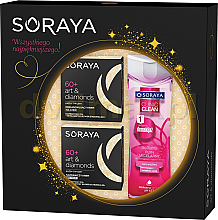 Парфумерія, косметика Набір - Soraya Art and Diamonds 60+ (cr/face 50ml + cr/night50 ml + micel)