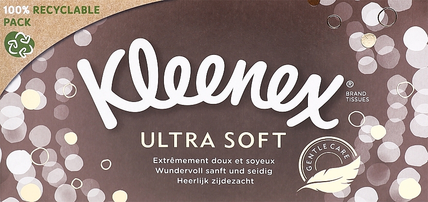 Салфетки в коробке "Ultra soft", 64 шт - Kleenex — фото N1