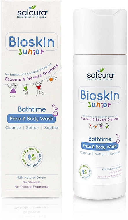 Детский гель для лица и тела - Salcura Bioskin Junior Face & Body Wash — фото N1