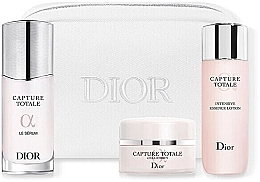 Набір - Dior Capture Total Serum Ritual Care Set Gift Set  (f/lot/50 ml + sr/30ml + cr/15ml + bag) — фото N1