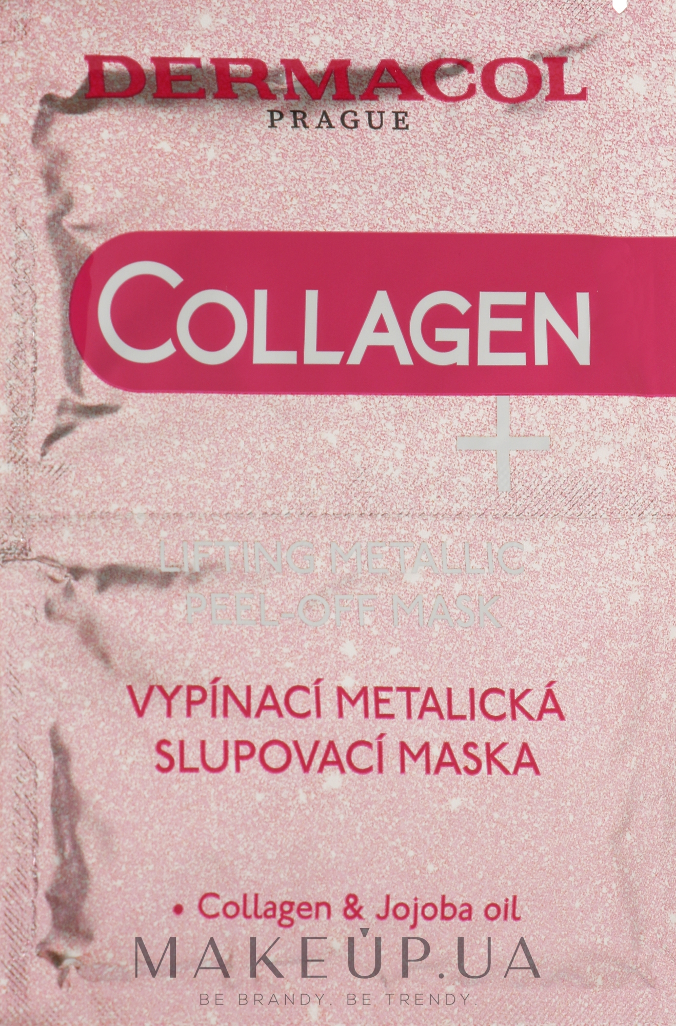 Маска для лица - Dermacol Collagen+ Lifting Metallic Peel-Off Mask — фото 2x7.5ml