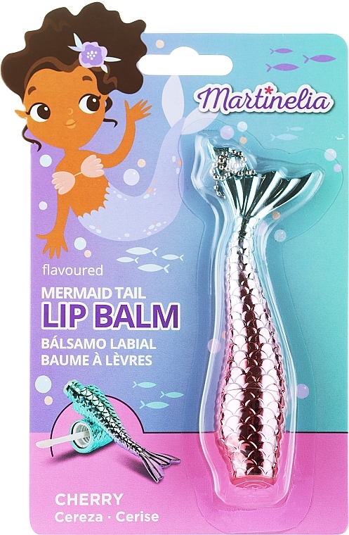 Блеск для губ, вишня - Martinelia Mermaid Tail Blister Lip Gloss  — фото N1