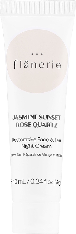 ПОДАРУНОК! Відновлювальний нічний крем для обличчя та очей - Flanerie Restorative Face & Eye Night Cream — фото N1